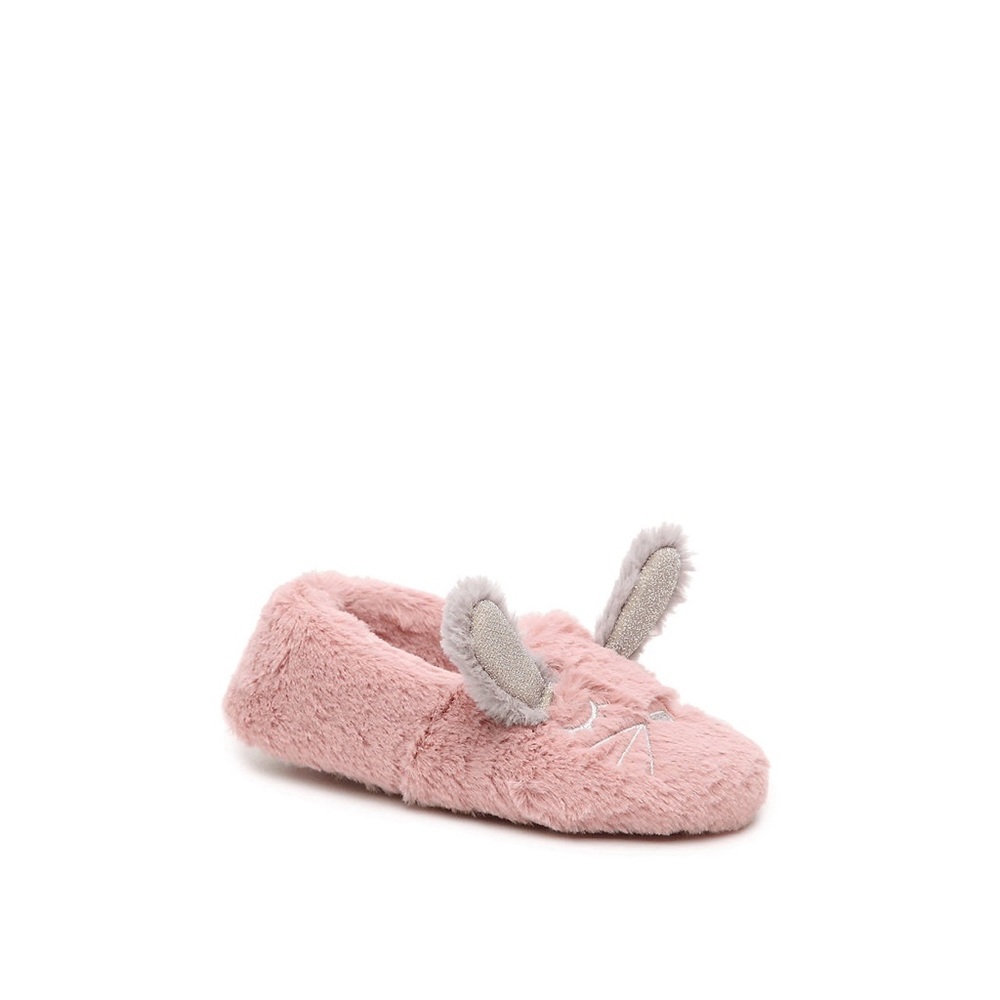 KENSIE LITTLE GIRLS BUNNY SLIPPER PINK